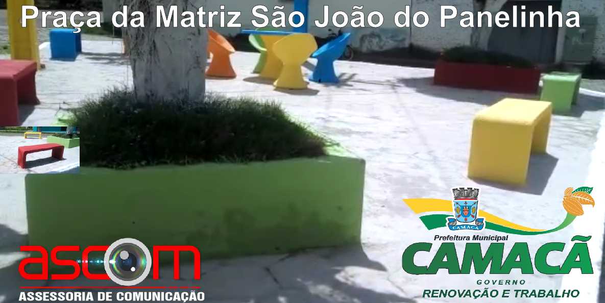 Prefeitura realiza decorações nas Pracinhas para ambiente de lazer